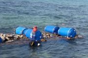 Pulau Seribu pasang kawat bronjong antisipasi gelombang-cuaca ekstrem