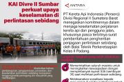 KAI Divre II Sumbar perkuat upaya keselamatan di perlintasan sebidang