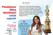 Peselancar Dhea Novitasari cetak sejarah