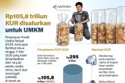Rp105,8 triliun KUR disalurkan untuk UMKM