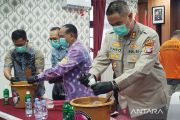 Polres Kobar musnahkan 901,81 gram narkotika jenis sabu