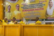 Partai Golkar Sulteng berikan pendidikan politik di kalangan pemilih pemula