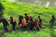 Pria hanyut di Kanal Banjir Barat Semarang ditemukan tim SAR