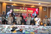 Polda Sulsel tangkap 176 tersangka kriminal selama Mei 2026