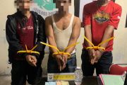 Polisi tangkap tiga orang pesta narkotika saat malam takbiran
