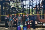 KNPI Murung Raya bantu korban kebakaran di Danau Usung