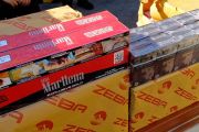 Petugas gabungan sita 3,1 juta batang rokok ilegal di Tol Kertosono