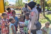 Polres Biak beri "trauma healing" kepada warga terdampak ledakan bom