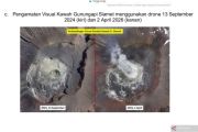 Badan Geologi sebut hasil pantauan drone suhu kawah Gunung Slamet stabil