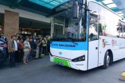 Dua unit bus listrik diuji coba di Pekanbaru, gratis untuk masyarakat