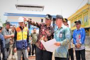 Bupati Barito Utara pastikan pembangunan infrastruktur berjalan sesuai target