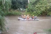 Tim SAR gabungan cari seorang anak diduga tenggelam di Sungai Way Pisang Lampung Selatan