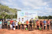 Pemkab Kapuas gelar aksi penghijauan dan kerja bakti bersihkan jalan