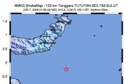 Gempa M 5,7 guncang Tutuyan Sulawesi Utara