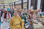 Jamaah haji Kloter 9 Debarkasi Makassar tiba di tanah air