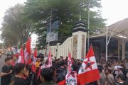 GMNI Sumbar datangi Polda desak pengungkapan aktor tambang ilegal