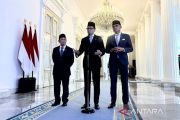 Prabowo terima surat kepercayaan sembilan dubes di Istana Merdeka