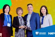 Mouser Electronics Raih Penghargaan Top Customer Count Asia 2025 dari NXP untuk Pertama Kalinya