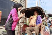 Polres Bantul melakukan bakti sosial pembagian sembako