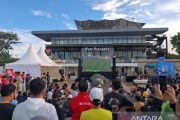 Ratusan warga Palu antusias nobar Bola Gembira Piala Dunia 2026