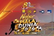 Polres Rejang Lebong gelar nobar Piala Dunia pada Hari Bhayangkara