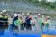 Kuliah lapangan mahasiswa tehnik sipil Untad di PLTA Poso 515 MW