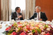 Pramono Anung meets Singaporean ministers, pushes global city goal