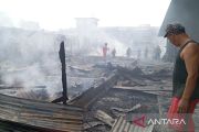 Pasar tradisional di Parluasan Pematangsiantar terbakar
