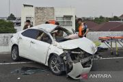 Delapan orang terluka akibat kecelakaan beruntun di Tol Becakayu