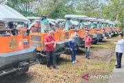 Pemkab Kapuas terima ratusan alsintan untuk percepat program cetak sawah