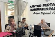 Kantor Pertanahan Pasaman Ikuti zoom meeting pendampingan pengisian pembagian wilayah tugas