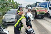 Polisi tilang motor dengan ban gundul, sanksi penjara satu bulan atau denda Rp250 ribu hoaks!