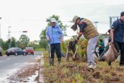 Gubernur Ansar pimpin gotong royong di Dompak, ajak wujudkan Kepri bersih
