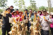 Brimob panen delapan ton jagung di Kendal