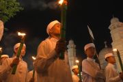 Pawai obor semarakkan tahun baru islam di Aceh Besar