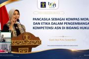 Kanwil Kemenkum Babel ikuti Community of Practice, jadikan Pancasila kompas moral ASN