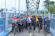 Gowes dan senam bersama, Bupati Barut perkuat sinergi dan budayakan hidup sehat