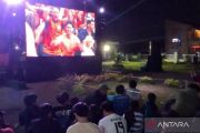 Warga Lampung padati nobar Piala Dunia di TVRI Lampung