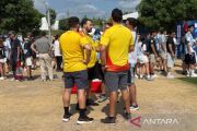 Suporter Kolombia tonton Argentina vs Mesir