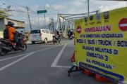 Imbauan kendaraan berat dilarang melintasi Jembatan Palu III masih diberlakukan