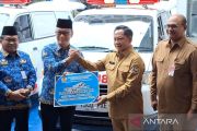 Kasatgas PRR salurkan ambulans bantuan dari Korpri ke daerah bencana