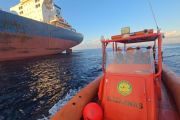 Basarnas evakuasi kru kapal MV Shandong De Yu di Selat Badung