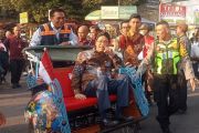 Kemenkeu menyalurkan bantuan Becak Kayuh Listrik Wisata di Yogyakarta