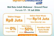 BNI gelar Dwidayatour Fest di Makassar, ada diskon hingga Rp14 juta