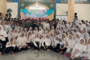 Polrestabes Palembang edukasi siswa SMAN 13 tentang tertib berlalu lintas ke siswa SMA