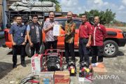 BPBD Sumsel bantuperalatan karhutla untuk Kabupaten OKU