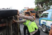 Tabrakan beruntun di Sibolangit diduga truk rem blong