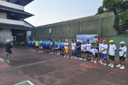 Lewat mabar tenis, wali mahasiswa asal Jepara bangun keakraban dengan civitas UMS