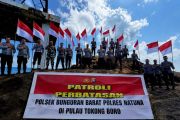 Polres Natuna patroli jaga kedaulatan negara di pulau terdepan