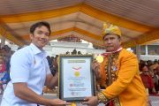 KKMM Sultra cetak Rekor MURI 1.228 dulang makanan tradisional di Kendari